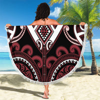 Aotearoa Te Arawa Beach Blanket Maori Tribal Pattern