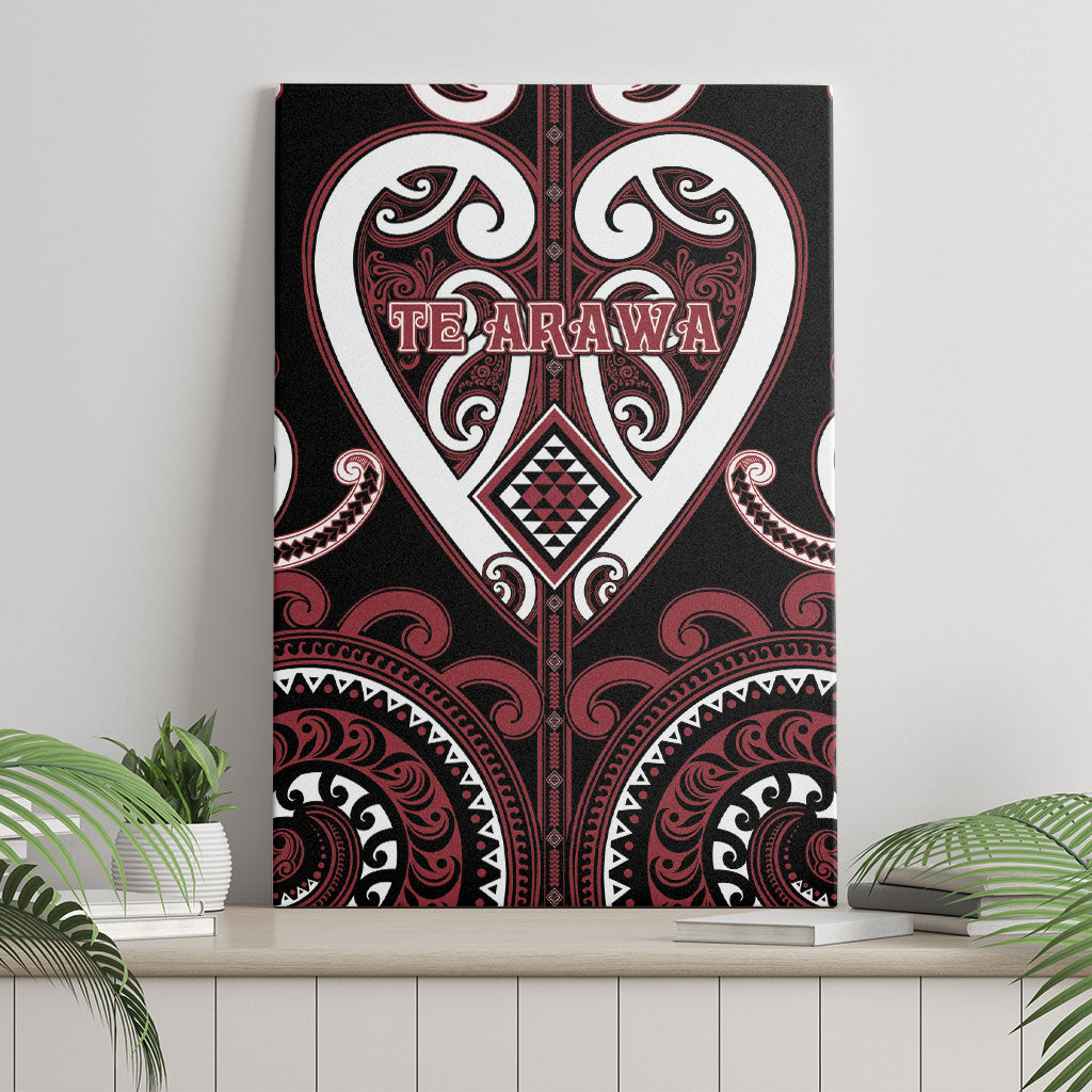 Aotearoa Te Arawa Canvas Wall Art Maori Tribal Pattern