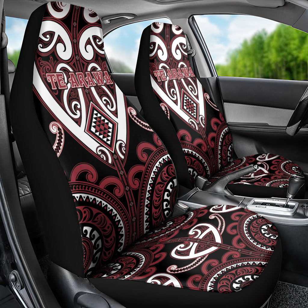 Aotearoa Te Arawa Car Seat Cover Maori Tribal Pattern