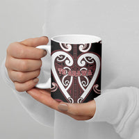 Custom Aotearoa Te Arawa Ceramic Mug Maori Tribal Pattern