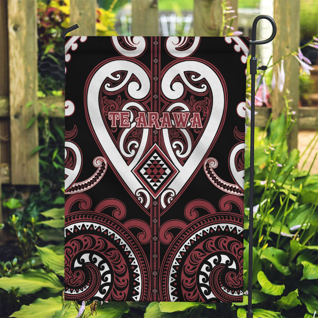 Aotearoa Te Arawa Garden Flag Maori Tribal Pattern