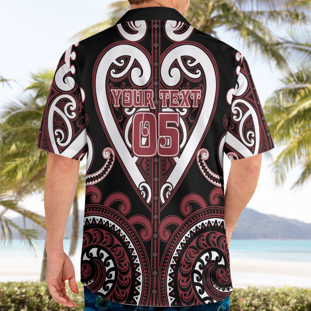 Custom Aotearoa Te Arawa Hawaiian Shirt Maori Tribal Pattern