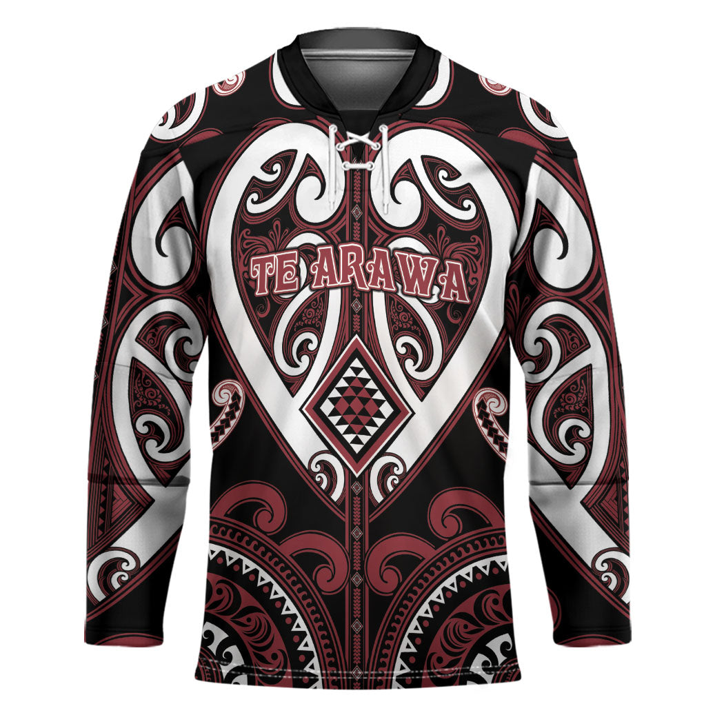 Custom Aotearoa Te Arawa Hockey Jersey Maori Tribal Pattern