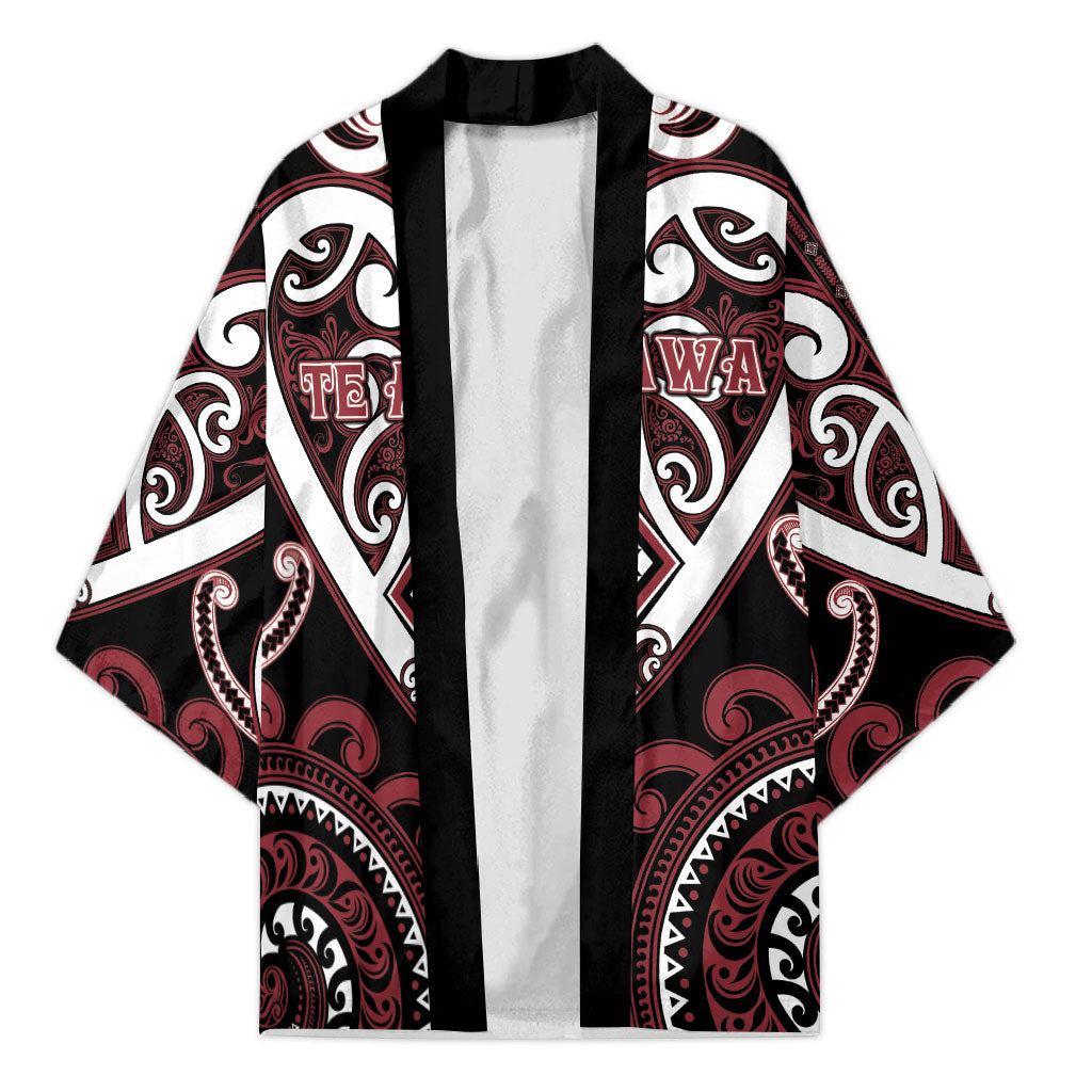 Custom Aotearoa Te Arawa Kimono Maori Tribal Pattern