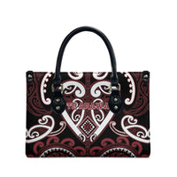 Aotearoa Te Arawa Leather Bag Maori Tribal Pattern