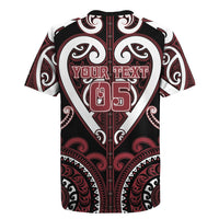 Custom Aotearoa Te Arawa Rugby Jersey Maori Tribal Pattern