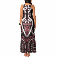 Custom Aotearoa Te Arawa Tank Maxi Dress Maori Tribal Pattern