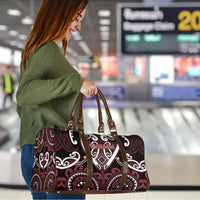 Aotearoa Te Arawa Travel Bag Maori Tribal Pattern