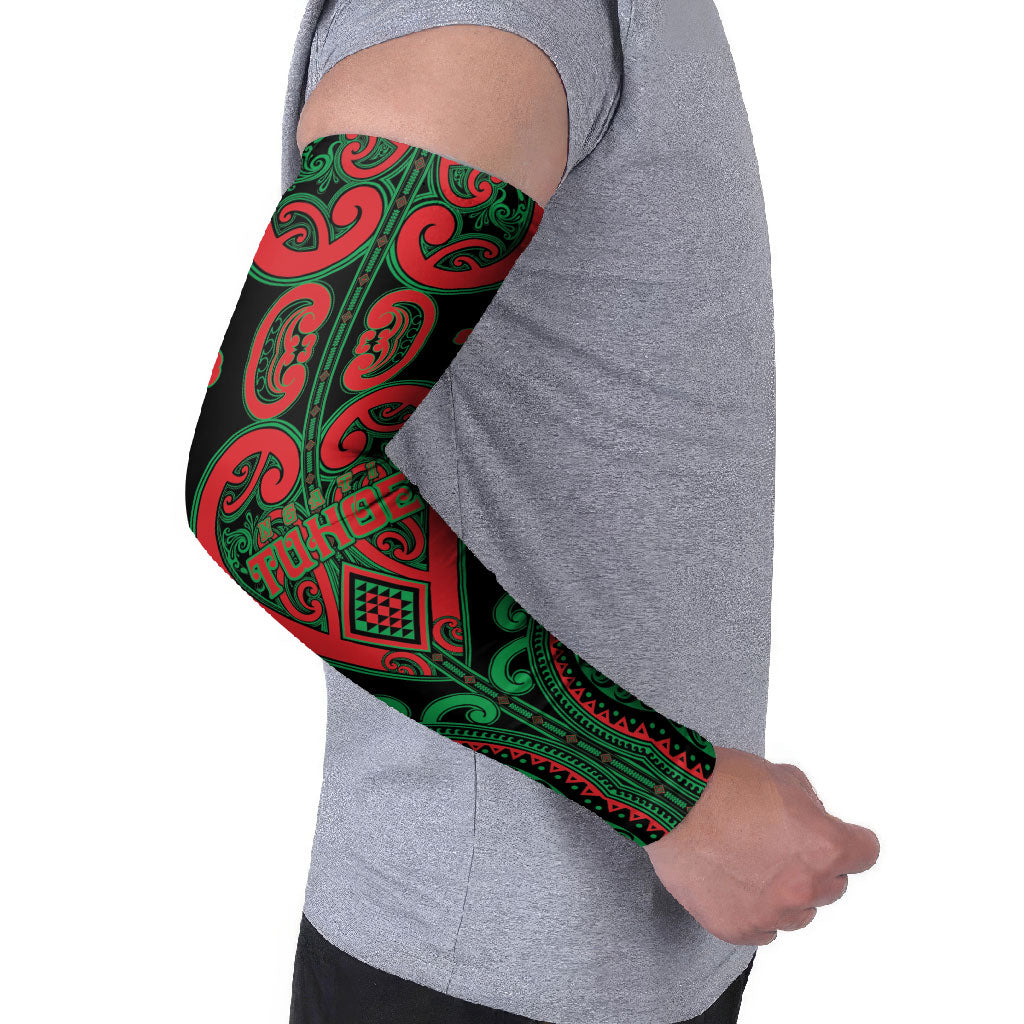 Custom Aotearoa Ngai Tuhoe Arm Sleeves Maori Tribal Pattern