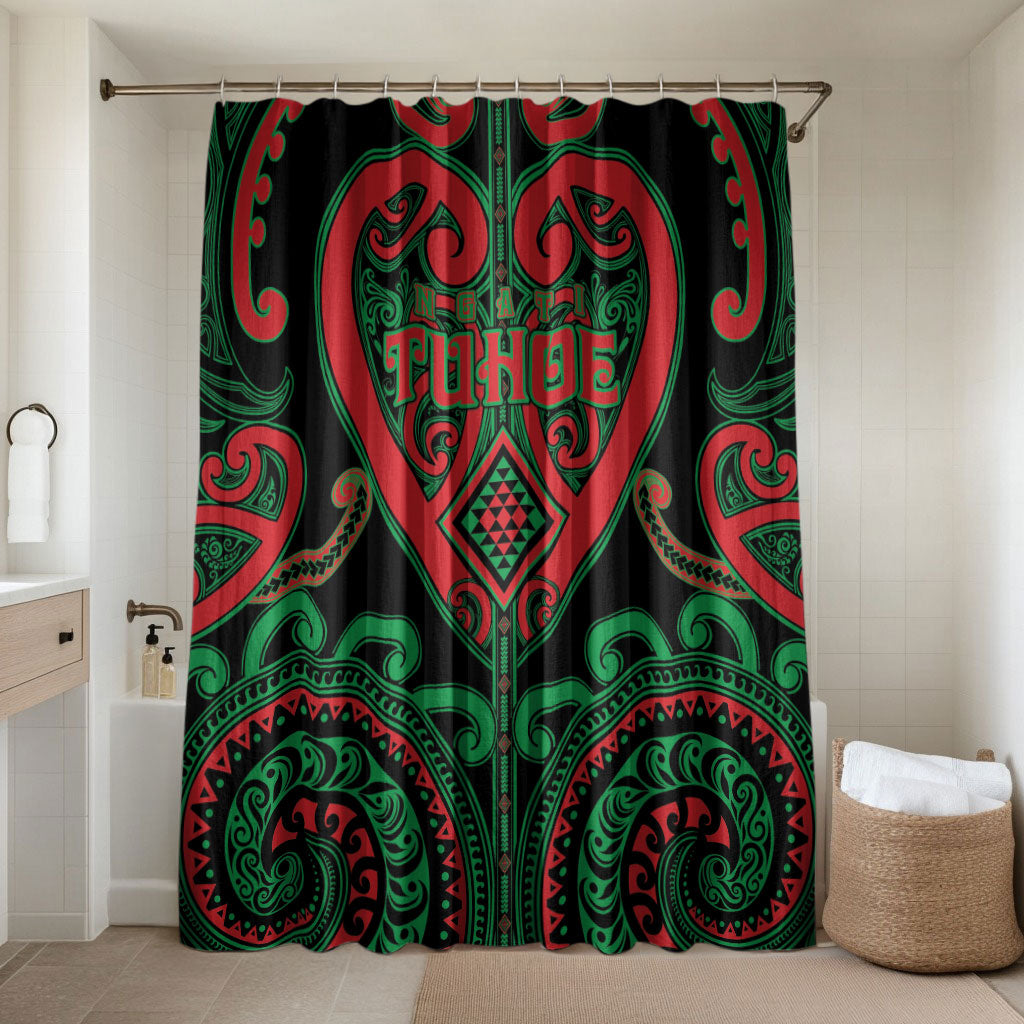 Aotearoa Ngai Tuhoe Bathroom Set Maori Tribal Pattern