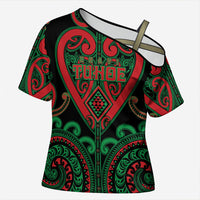 Custom Aotearoa Ngai Tuhoe Cross Shoulder Shirt Maori Tribal Pattern