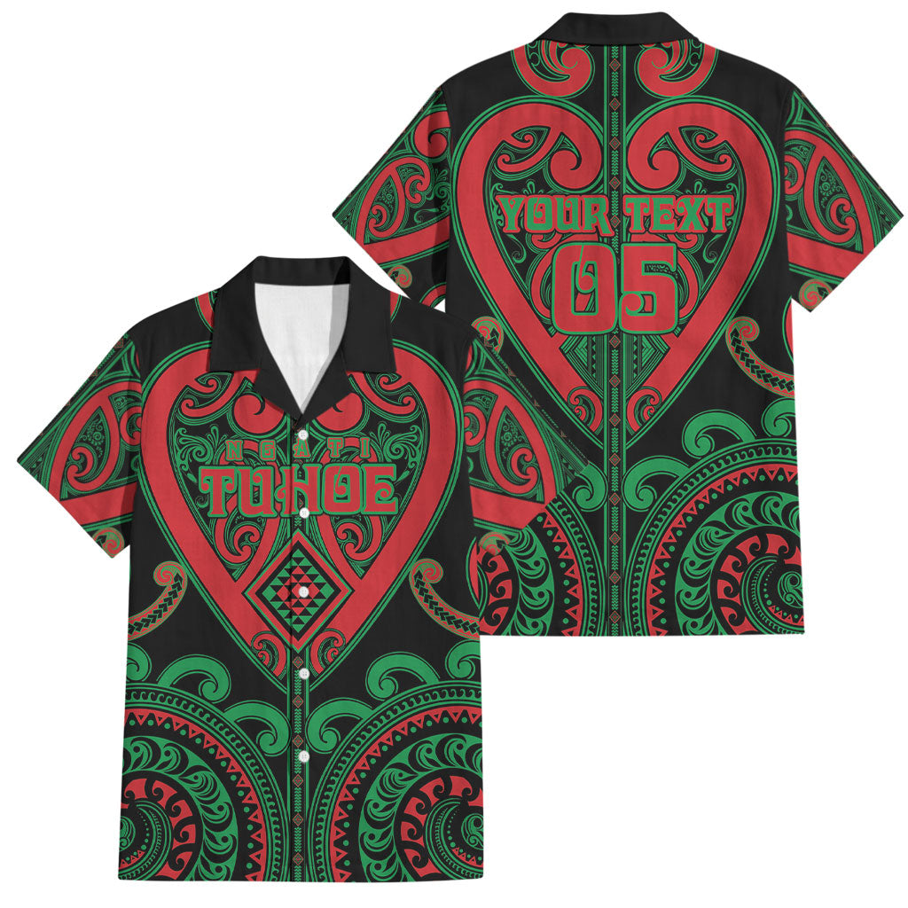 Custom Aotearoa Ngai Tuhoe Family Matching Mermaid Dress and Hawaiian Shirt Maori Tribal Pattern