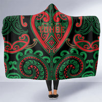 Aotearoa Ngai Tuhoe Hooded Blanket Maori Tribal Pattern