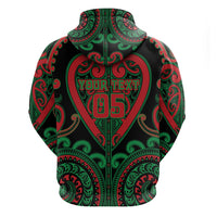 Custom Aotearoa Ngai Tuhoe Hoodie Maori Tribal Pattern