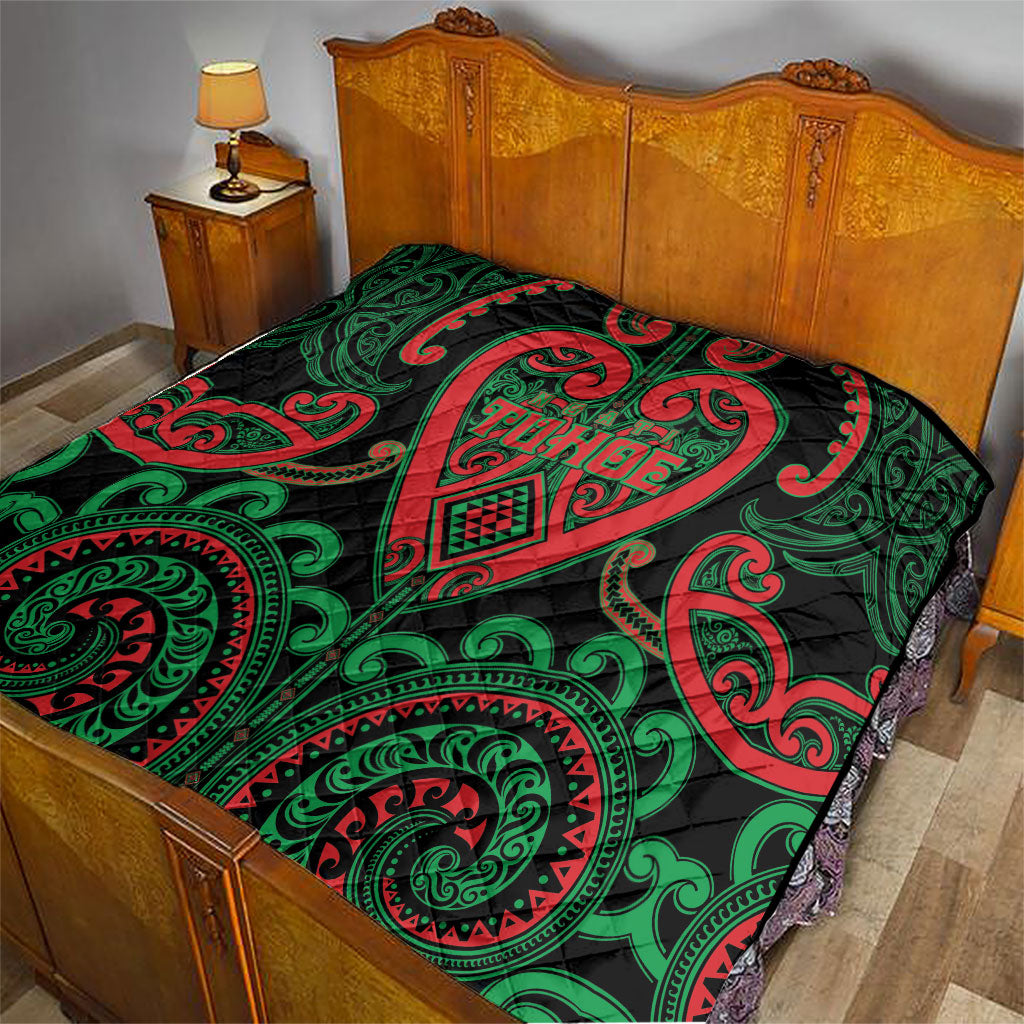 Aotearoa Ngai Tuhoe Quilt Maori Tribal Pattern
