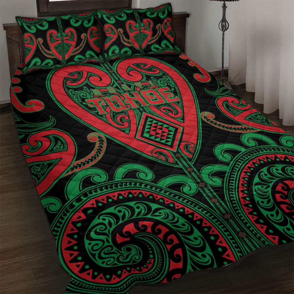 Aotearoa Ngai Tuhoe Quilt Bed Set Maori Tribal Pattern
