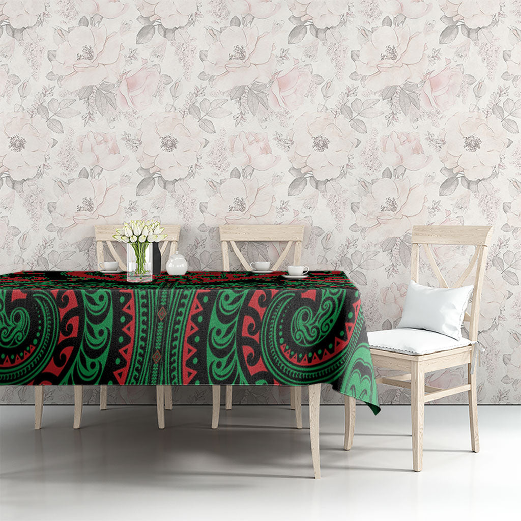 Aotearoa Ngai Tuhoe Tablecloth Maori Tribal Pattern