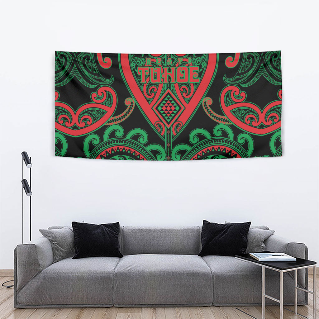 Aotearoa Ngai Tuhoe Tapestry Maori Tribal Pattern