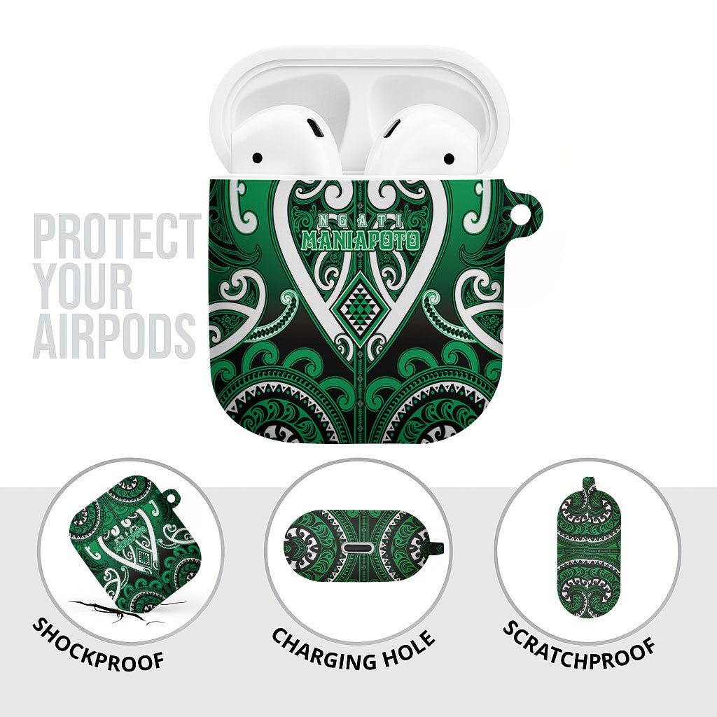 Aotearoa Ngati Maniapoto AirPods Case Maori Tribal Pattern