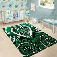 Aotearoa Ngati Maniapoto Area Rug Maori Tribal Pattern