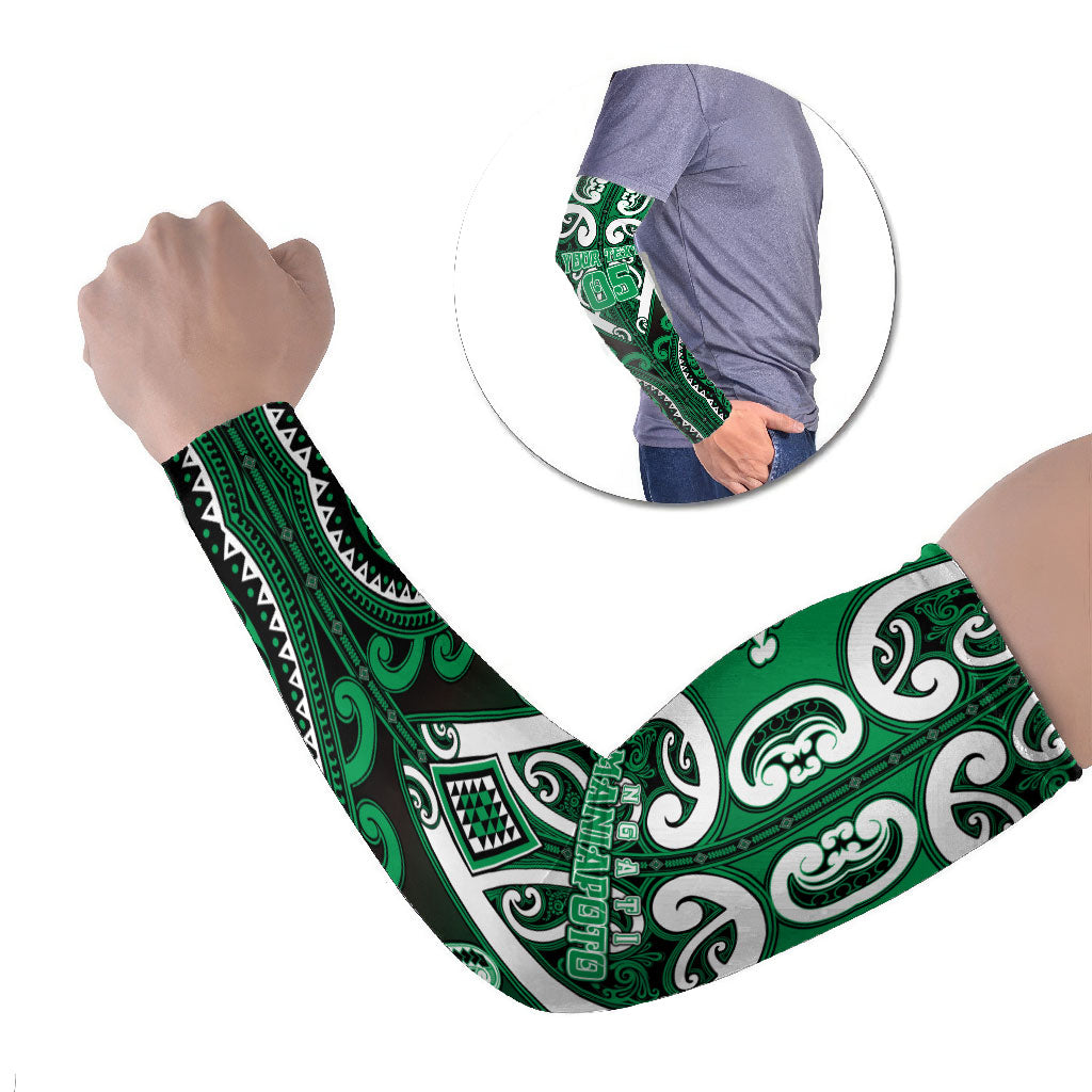 Custom Aotearoa Ngati Maniapoto Arm Sleeves Maori Tribal Pattern