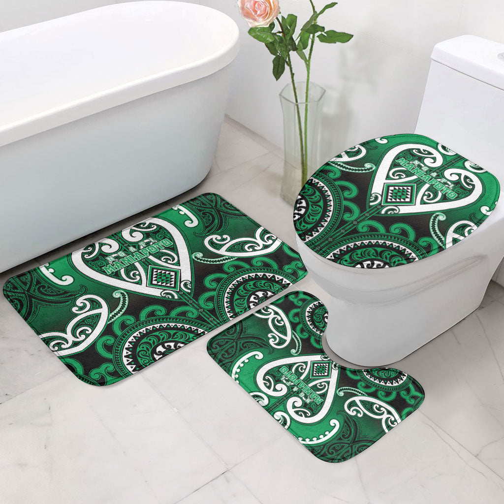 Aotearoa Ngati Maniapoto Bathroom Set Maori Tribal Pattern