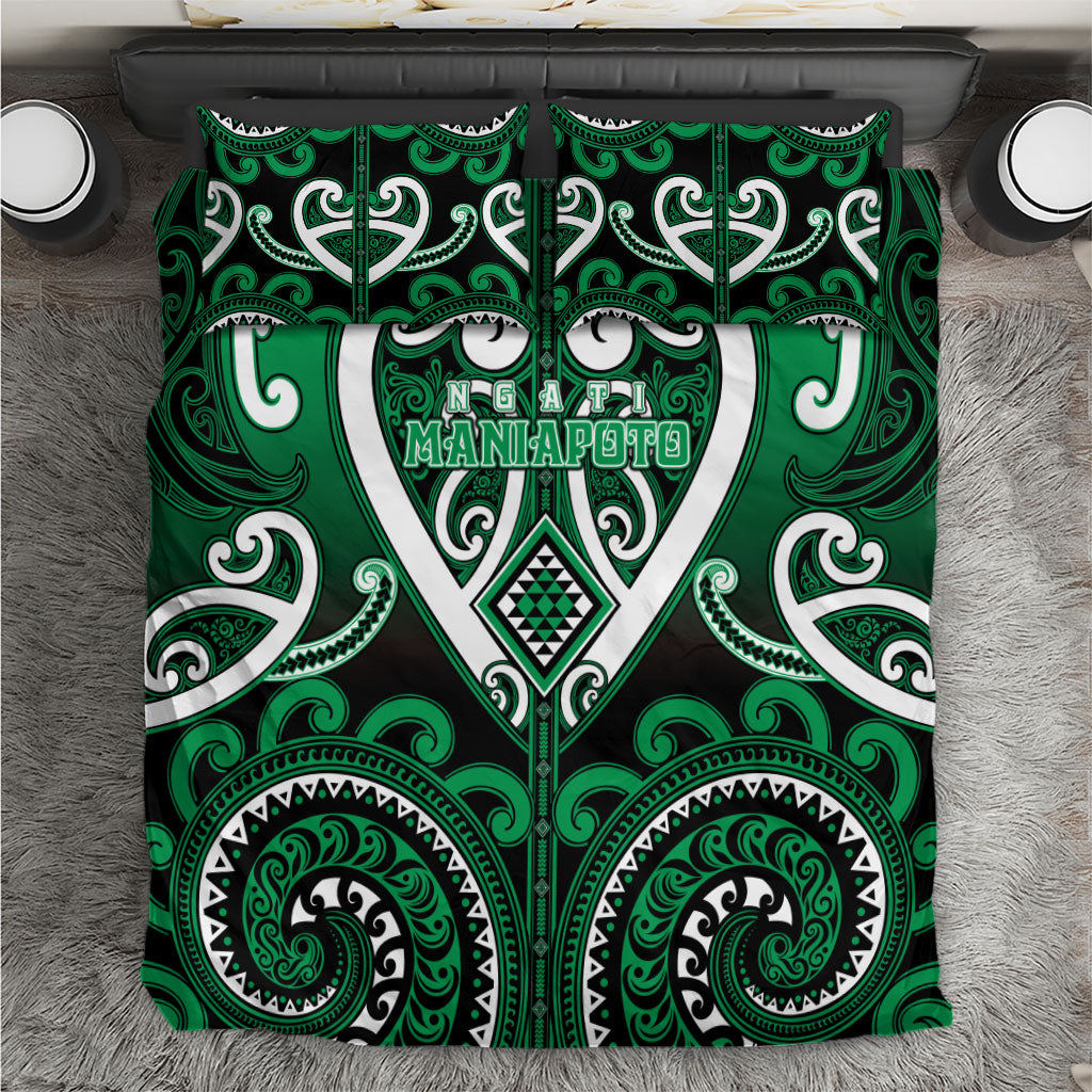 Aotearoa Ngati Maniapoto Bedding Set Maori Tribal Pattern