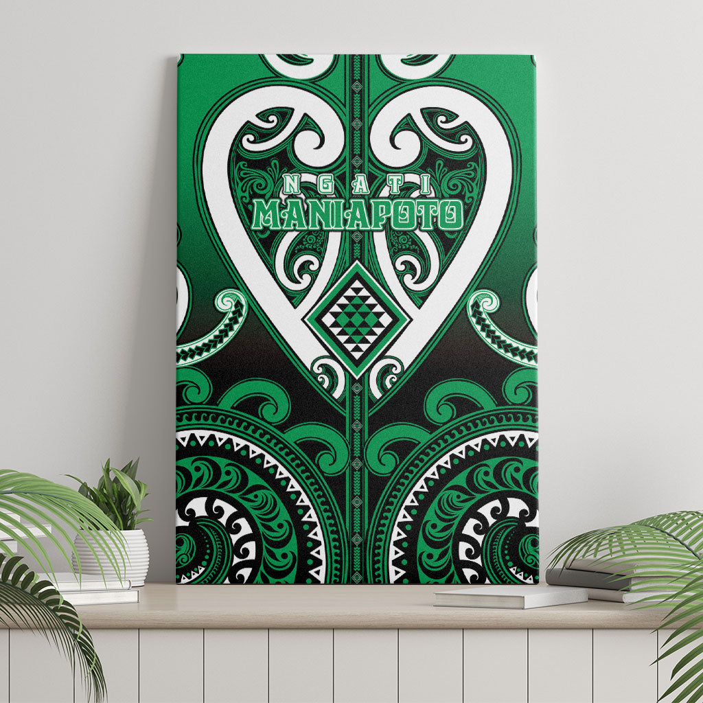 Aotearoa Ngati Maniapoto Canvas Wall Art Maori Tribal Pattern