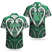 Custom Aotearoa Ngati Maniapoto Couples Matching Mermaid Dress and Hawaiian Shirt Maori Tribal Pattern
