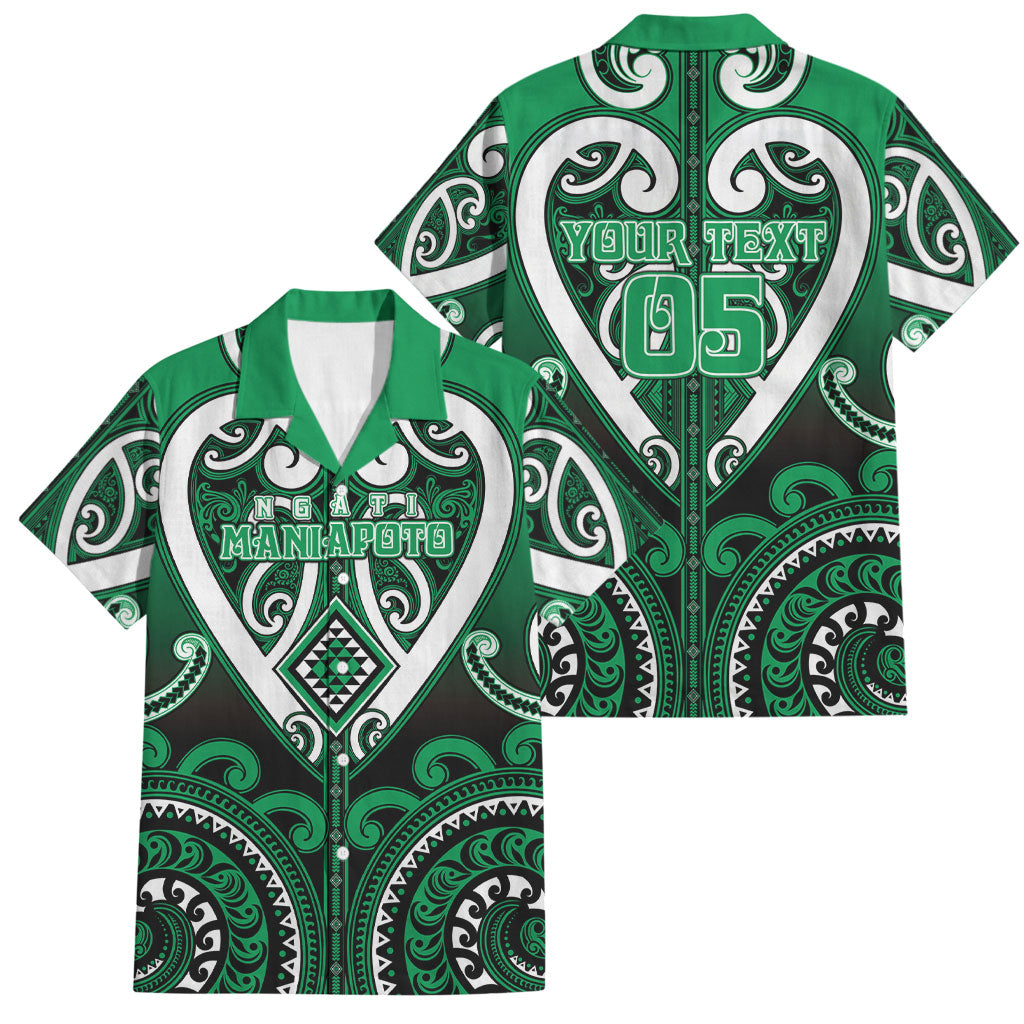 Custom Aotearoa Ngati Maniapoto Family Matching Puletasi and Hawaiian Shirt Maori Tribal Pattern