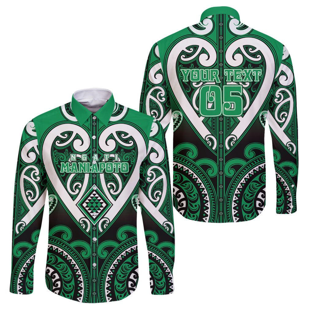 Custom Aotearoa Ngati Maniapoto Family Matching Short Sleeve Bodycon Dress and Hawaiian Shirt Maori Tribal Pattern