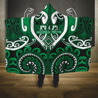 Aotearoa Ngati Maniapoto Hooded Blanket Maori Tribal Pattern