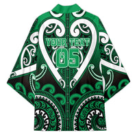 Custom Aotearoa Ngati Maniapoto Kimono Maori Tribal Pattern