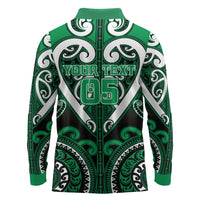 Custom Aotearoa Ngati Maniapoto Long Sleeve Polo Shirt Maori Tribal Pattern
