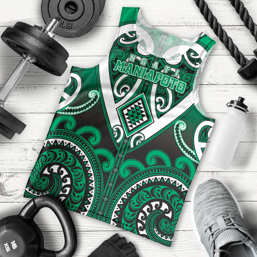 Custom Aotearoa Ngati Maniapoto Men Tank Top Maori Tribal Pattern