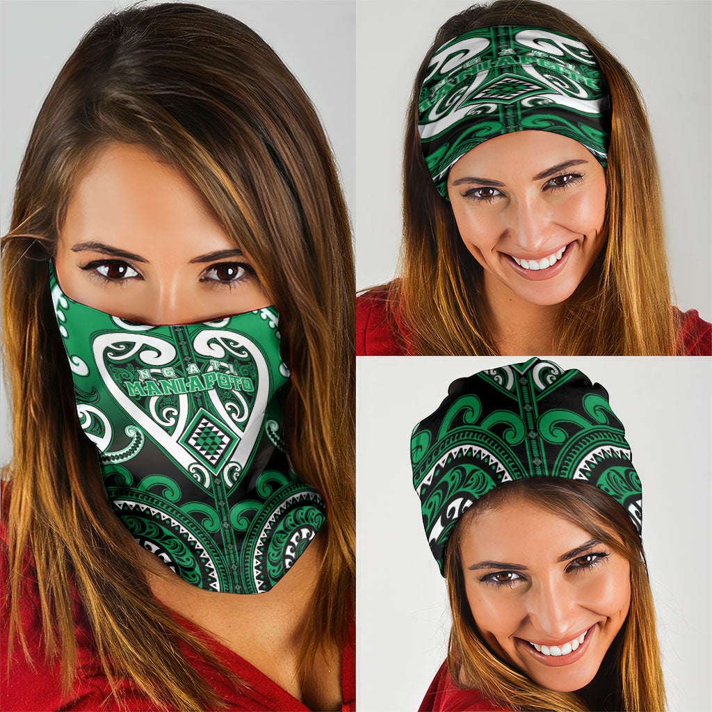 Aotearoa Ngati Maniapoto Neck Gaiter Maori Tribal Pattern
