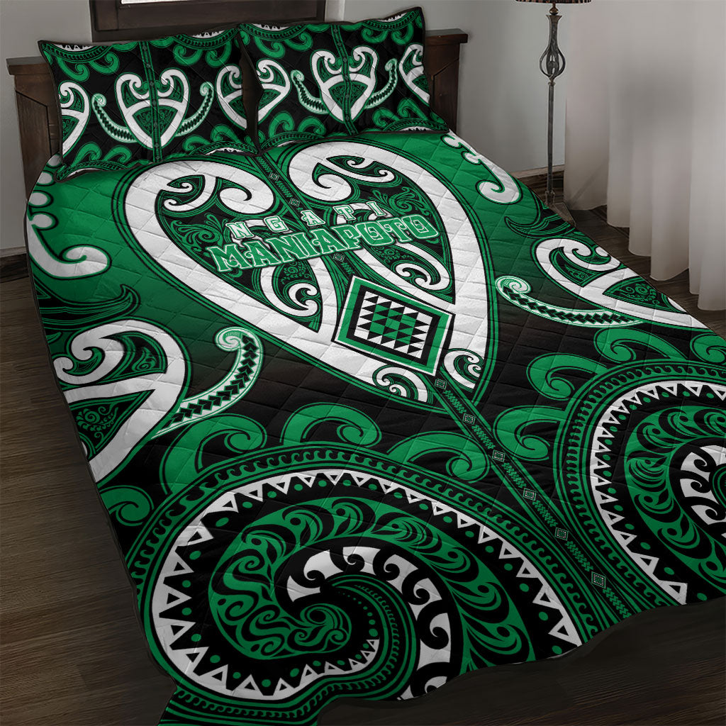 Aotearoa Ngati Maniapoto Quilt Bed Set Maori Tribal Pattern
