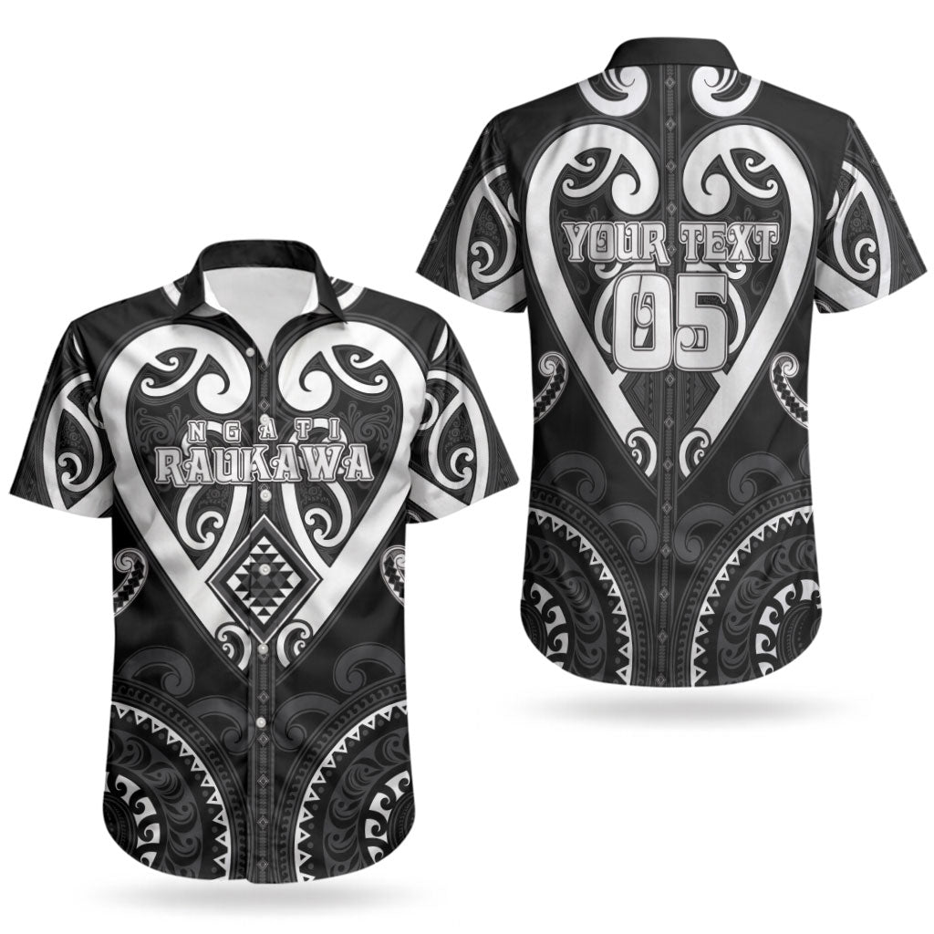 Custom Aotearoa Ngati Raukawa Couples Matching Mermaid Dress and Hawaiian Shirt Maori Tribal Pattern