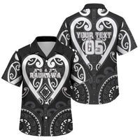 Custom Aotearoa Ngati Raukawa Family Matching Short Sleeve Bodycon Dress and Hawaiian Shirt Maori Tribal Pattern