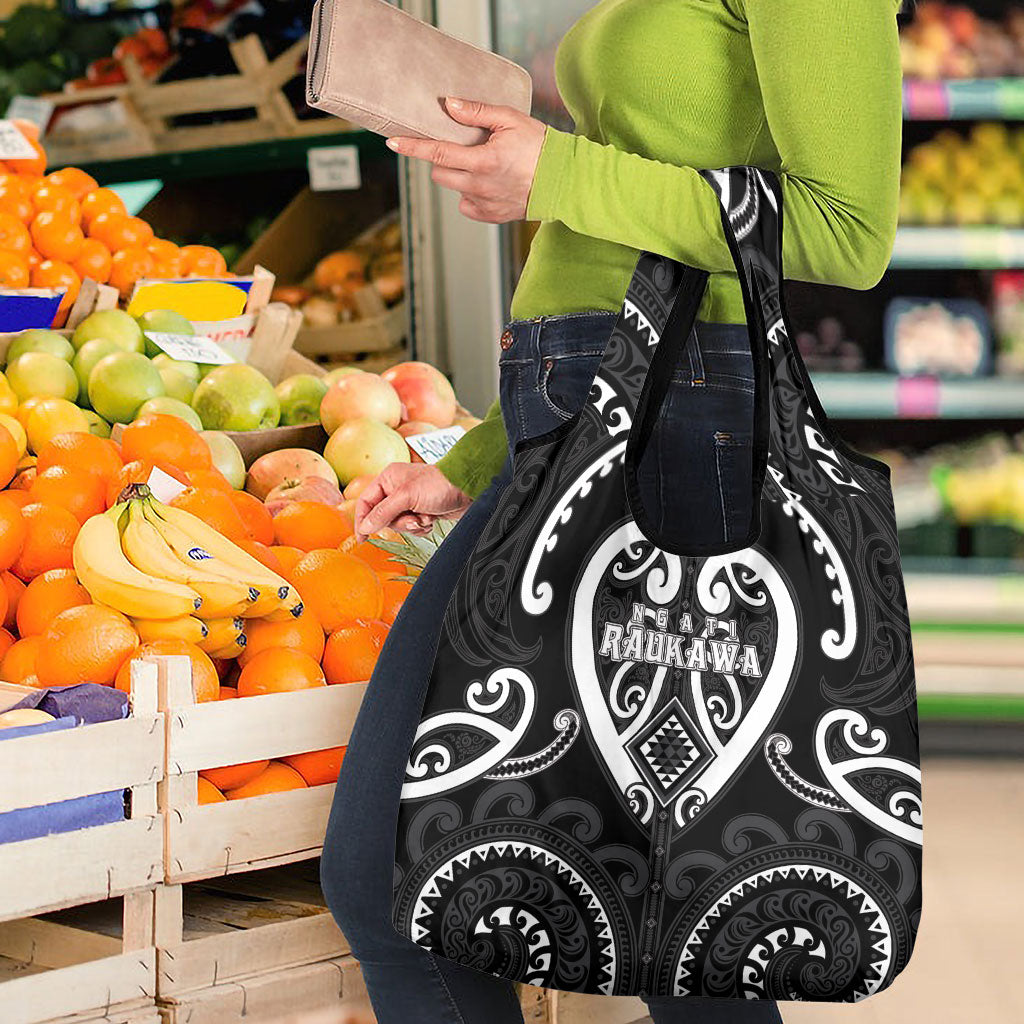 Aotearoa Ngati Raukawa Grocery Bag Maori Tribal Pattern