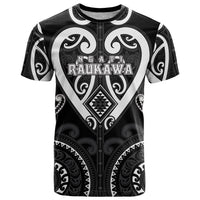 Custom Aotearoa Ngati Raukawa T Shirt Maori Tribal Pattern