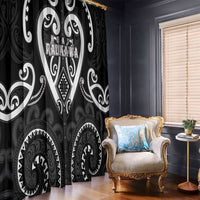 Aotearoa Ngati Raukawa Window Curtain Maori Tribal Pattern