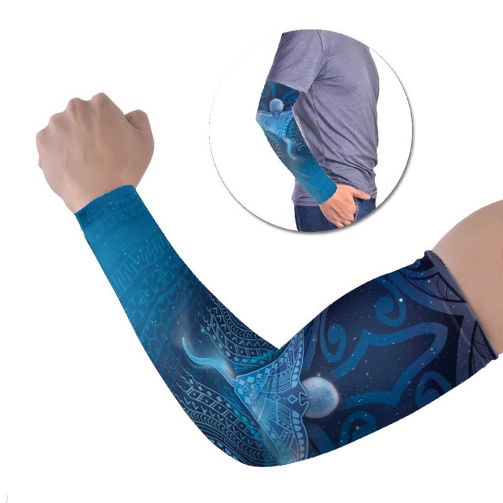 Polynesia Manta Ray Arm Sleeves Let's The Sea Set You Free - Polynesian Pride
