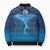 Polynesia Manta Ray Bomber Puffer Jacket Let's The Sea Set You Free - Polynesian Pride