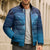 Polynesia Manta Ray Bomber Puffer Jacket Let's The Sea Set You Free - Polynesian Pride