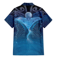 Polynesia Manta Ray Family Matching Mermaid Dress and Hawaiian Shirt Let's The Sea Set You Free - Polynesian Pride