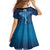 Polynesia Manta Ray Family Matching Summer Maxi Dress and Hawaiian Shirt Let's The Sea Set You Free - Polynesian Pride