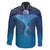 Polynesia Manta Ray Family Matching Summer Maxi Dress and Hawaiian Shirt Let's The Sea Set You Free - Polynesian Pride