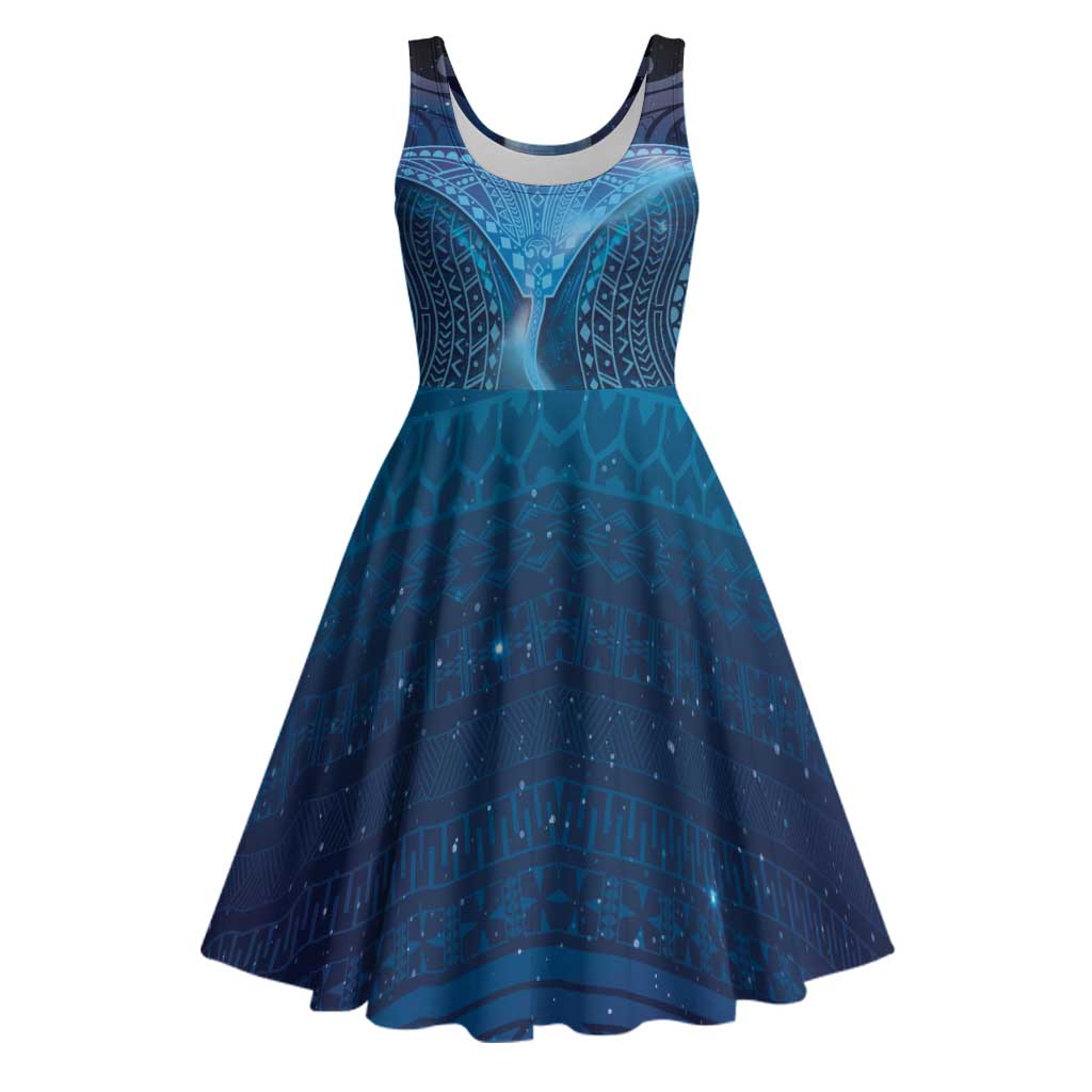 Polynesia Manta Ray Midi Dress Let's The Sea Set You Free - Polynesian Pride