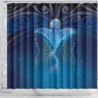 Polynesia Manta Ray Shower Curtain Let's The Sea Set You Free - Polynesian Pride